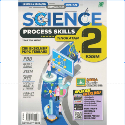 Sasbadi Buku Latihan Science Process Skills Kssm Tingkatan 2 2021 Pt3 Spm Pbd Pak 21 Lazada