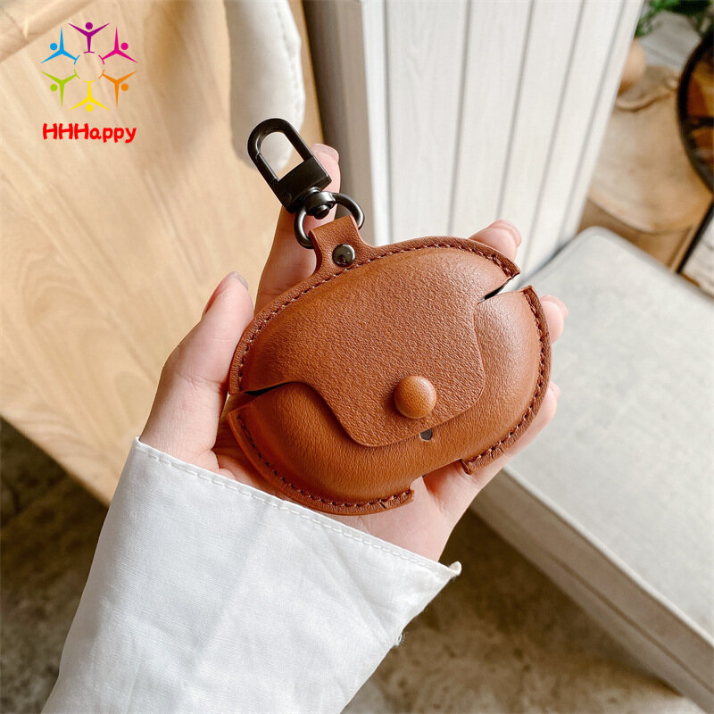 Bluetooth-compatible Headset  Case  Protective  Shell Simple Business Leather Case For Beats Studio Buds
