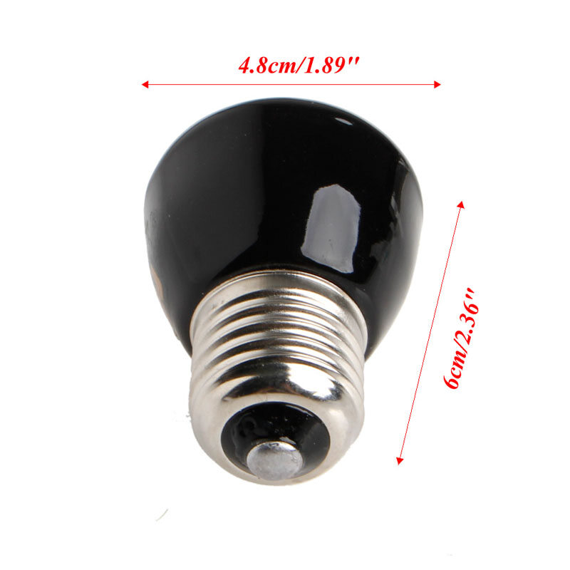 【New Arrival】 25W  tile Heat Bulb Ceramic Heating Lamp  tile Terrarium Emitter for Brooder