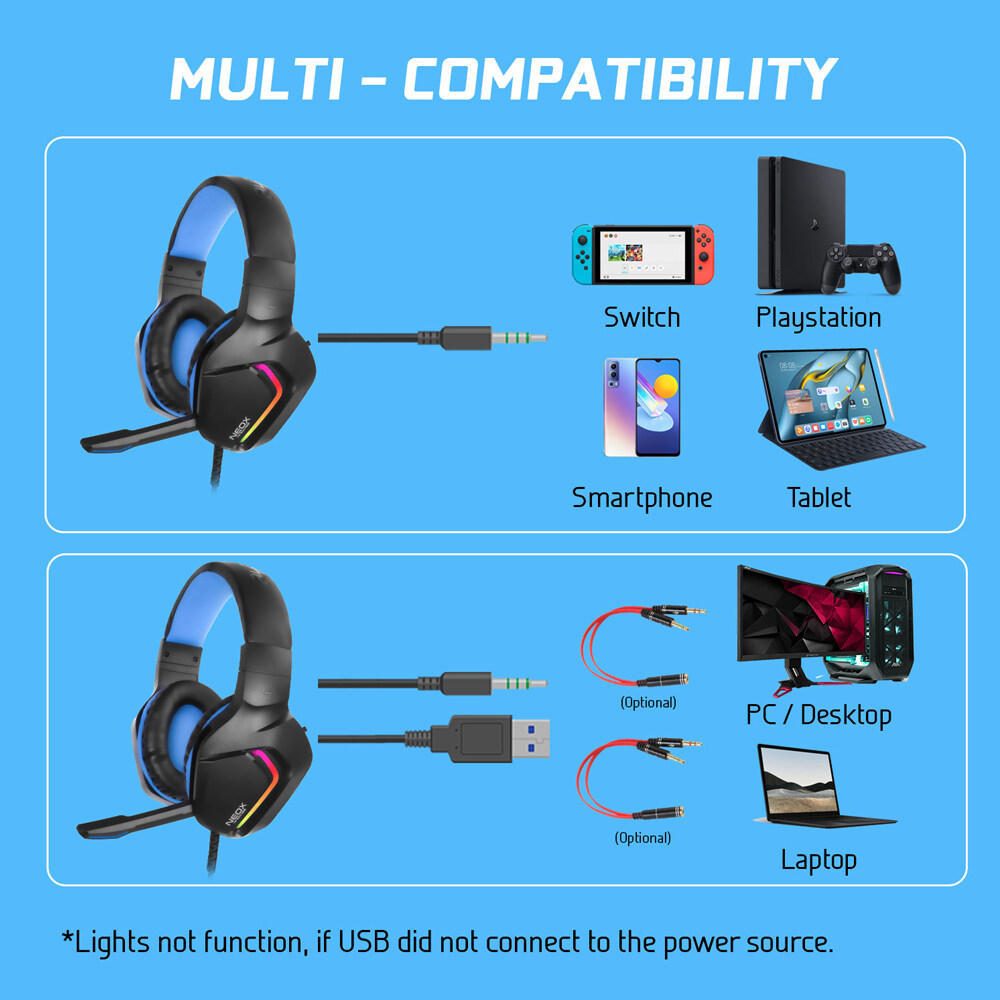 Review & GIVEAWAY! : Alcatroz Neox HP 500 RGB Gaming Headset 