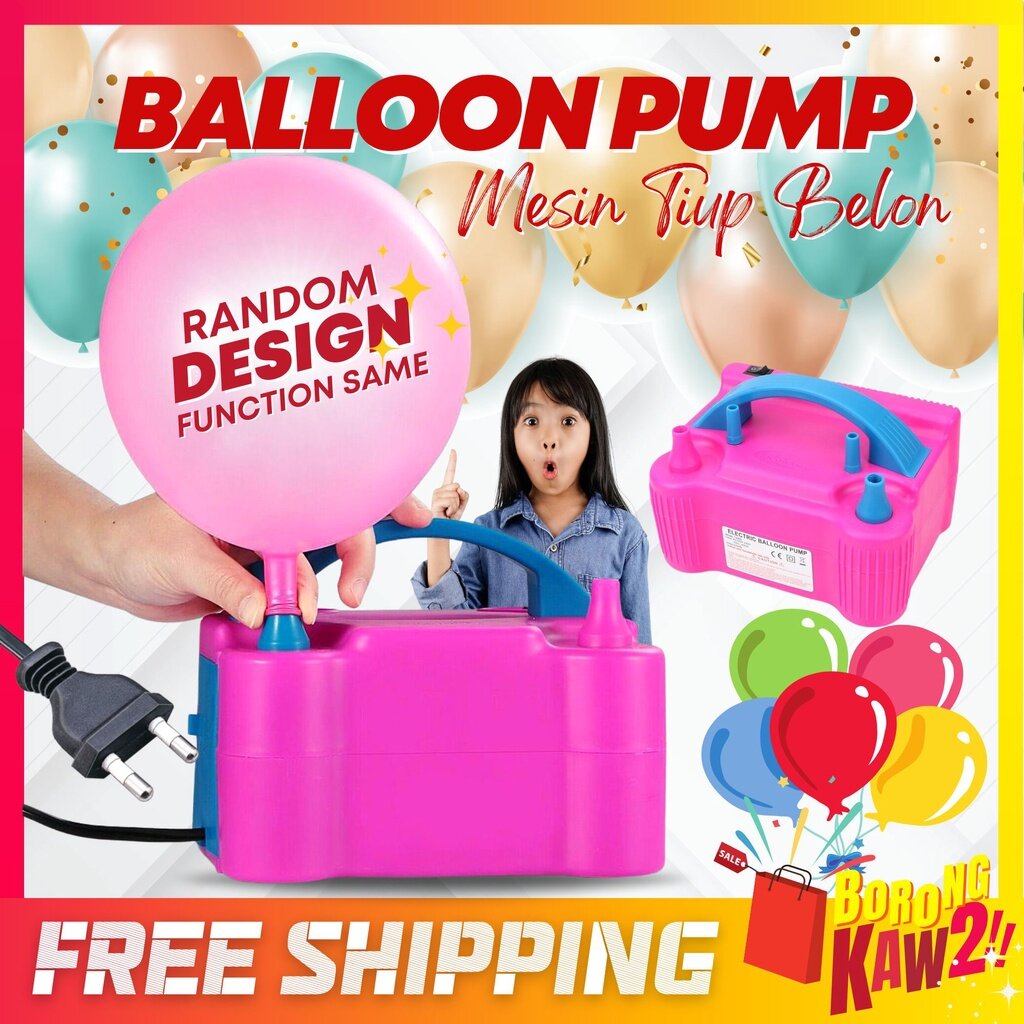 BKK Portable Electric Balloon Pump Belon Birthday Air Pump Balloon