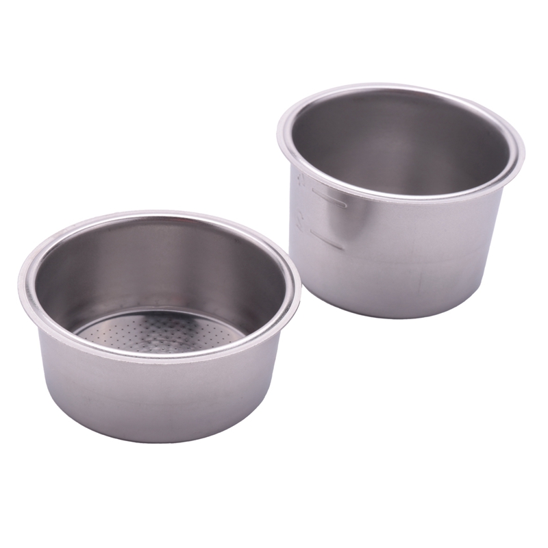 51mm 2/4 Cups Filter Replacement Filter Basket for Coffee Bottomless Portafilter for Delonghi Espresso Machine Parts