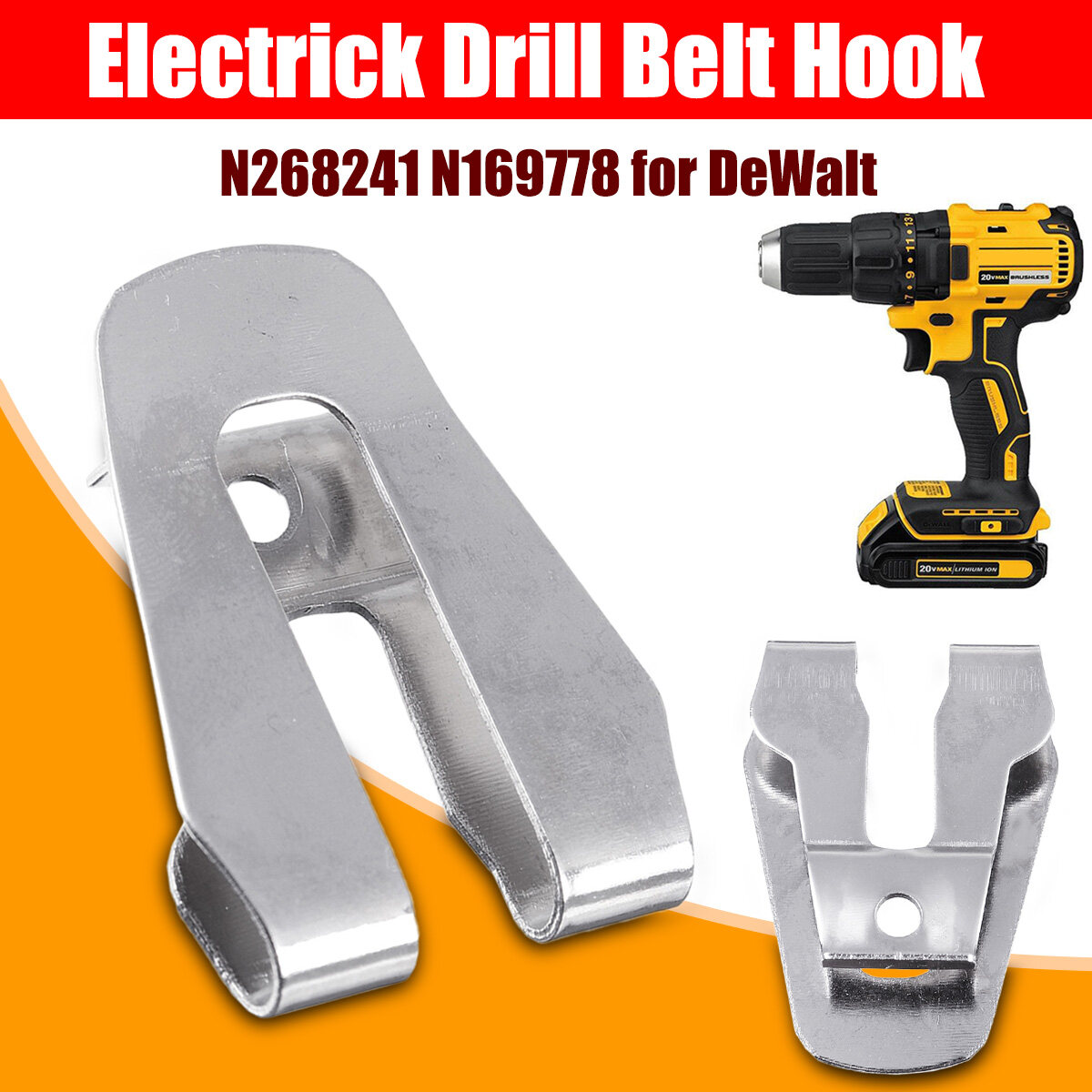 Electric Cordless Drill Belt Hook/Clip for DeWalt Lazada PH