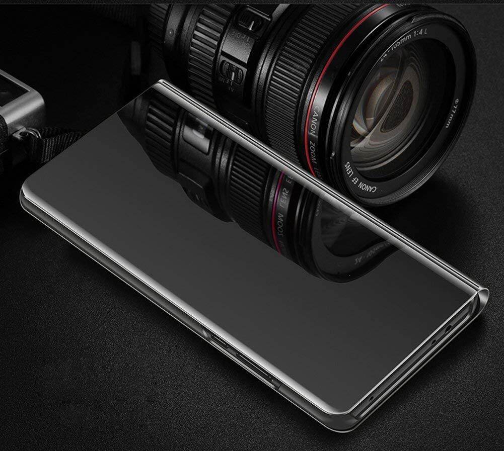 Ốp Lưng Galaxy Note 10 Note 10 Plus Ốp Bảo Vệ Toàn Thân Có Giá Đỡ Mạ Điện Màn Hình Tráng Gương Có Ô Xem Chức Năng Báo Thức Hẹn Giờ Ngủ Thông Minh