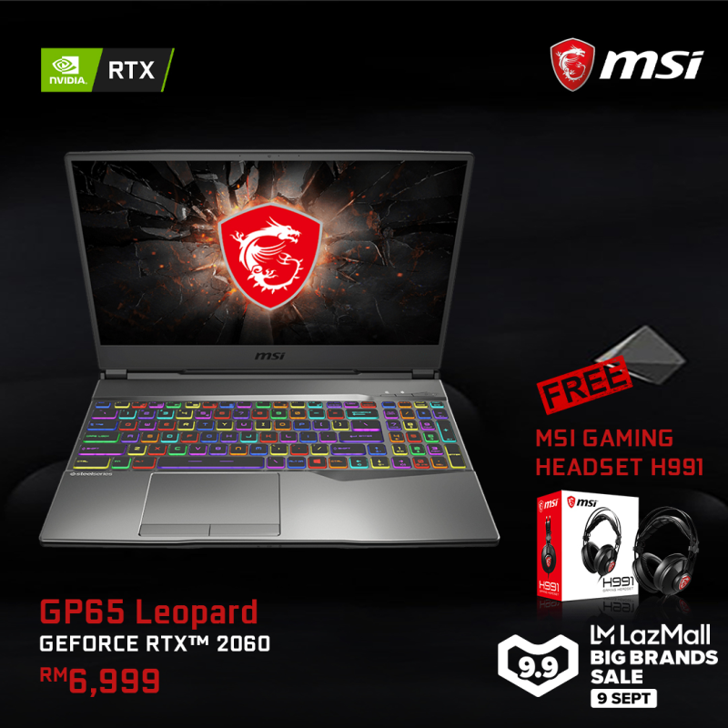 GP65 Leopard 10SEK 243MY (Geforce RTX 2060, GDDR6 8GB) Malaysia