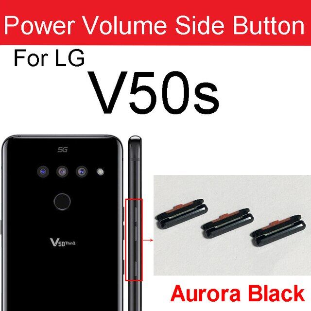 Bluesky power volume side buttons for lg v20 f800 v30 h930 v35 v40 v50 v500 v50s v60 v600 on off power volume small side keys parts