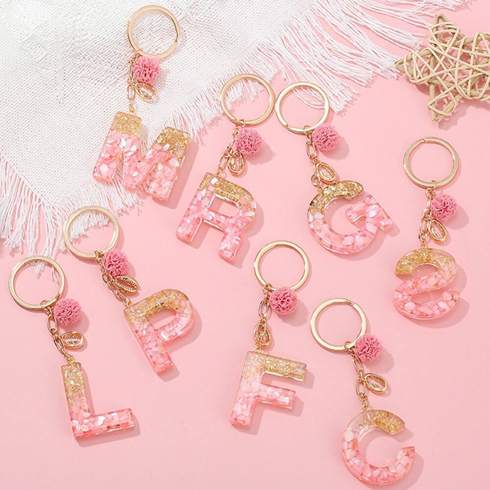 THOMA Glitter Gradient ตุ๊กตาน่ารักเครื่องประดับเครื่องประดับรถ Keyring