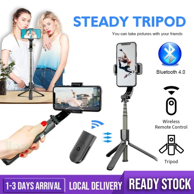 Gimbal Stabilizer L08 Mobile phone stabilizer anti-shake handheld PTZ video shooting Vlog Tripod Selfie Stand For Smartphone Live Stream