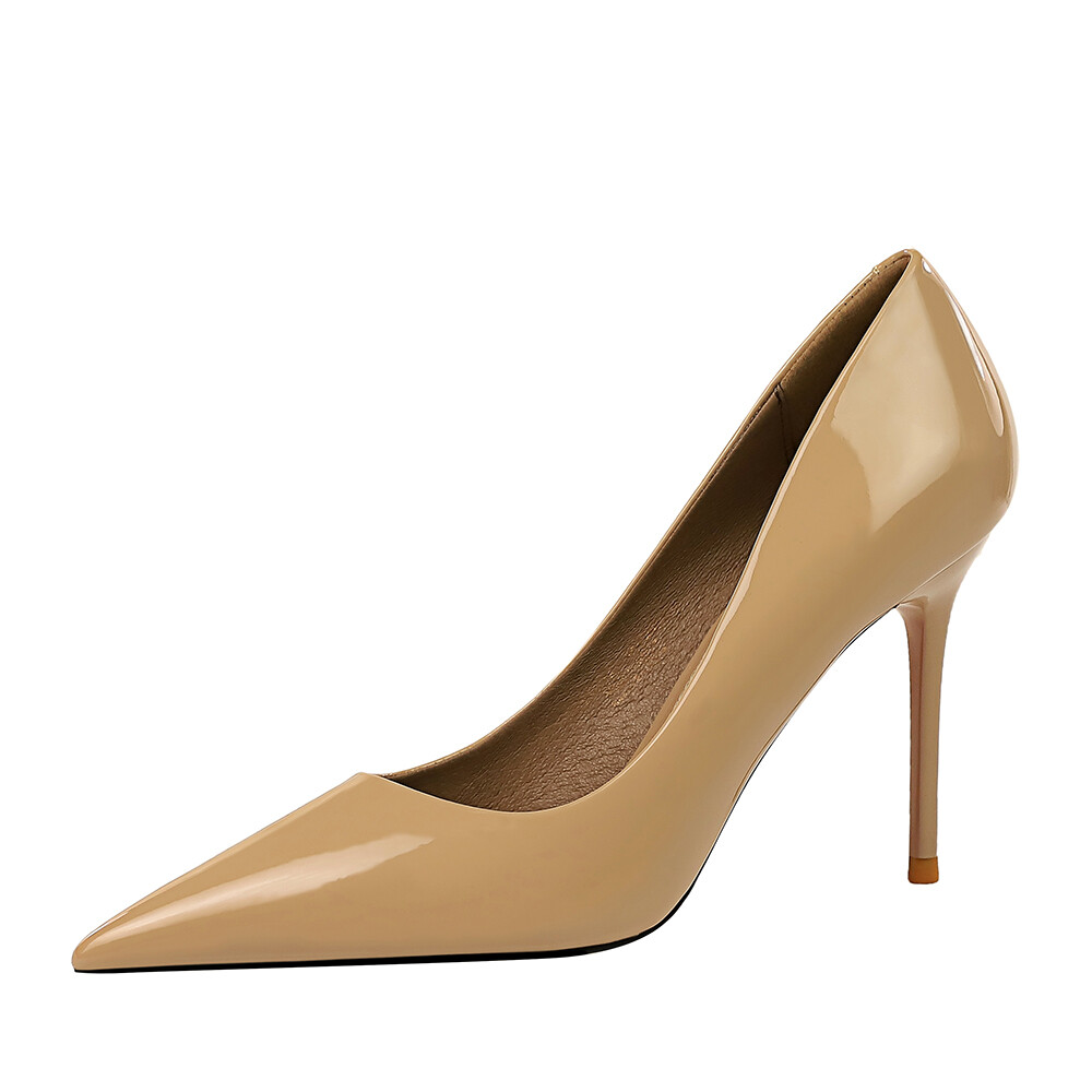 Patent Leather High-Heeled Shoes Women Pumps High Heels Party Women Shoes