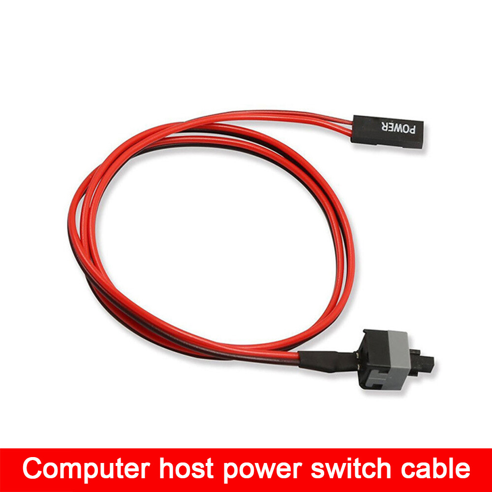 50 cm long power button switch cable, suitable for PC computer power reset switch automatic reset button