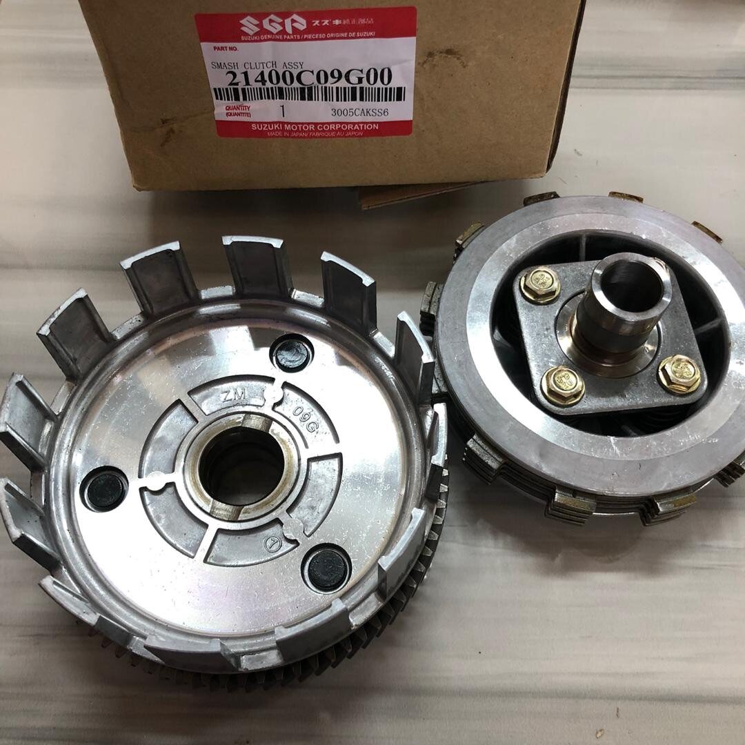 primary driven gear + clutch plate set suzuki smash Lazada