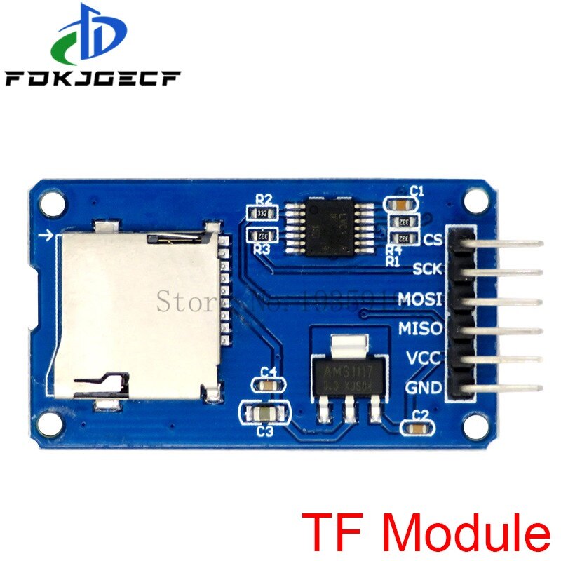 Bảng mở rộng lưu trữ Micro SD Micro SD thẻ TF mô-đun Shield Bộ nhớ SPI cho Arduino