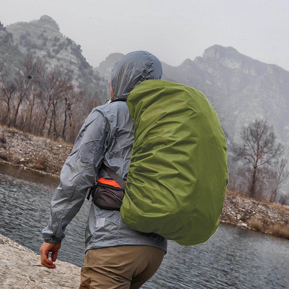 Texture Folding Waterproof Dustproof Backpack Rain Cover Shoulder Protect Outdoor Tool
