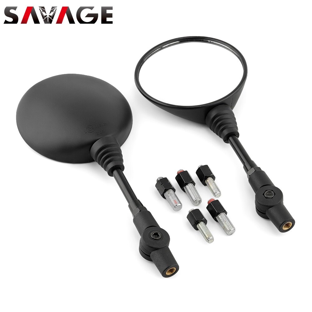 E9 folding rearview mirror round sidemirrors for honda xre300 crf300l/250l xr600r/650r