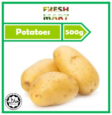 Potato Ubi Kentang 马铃薯 荷兰薯 500g Fresh Vegetable