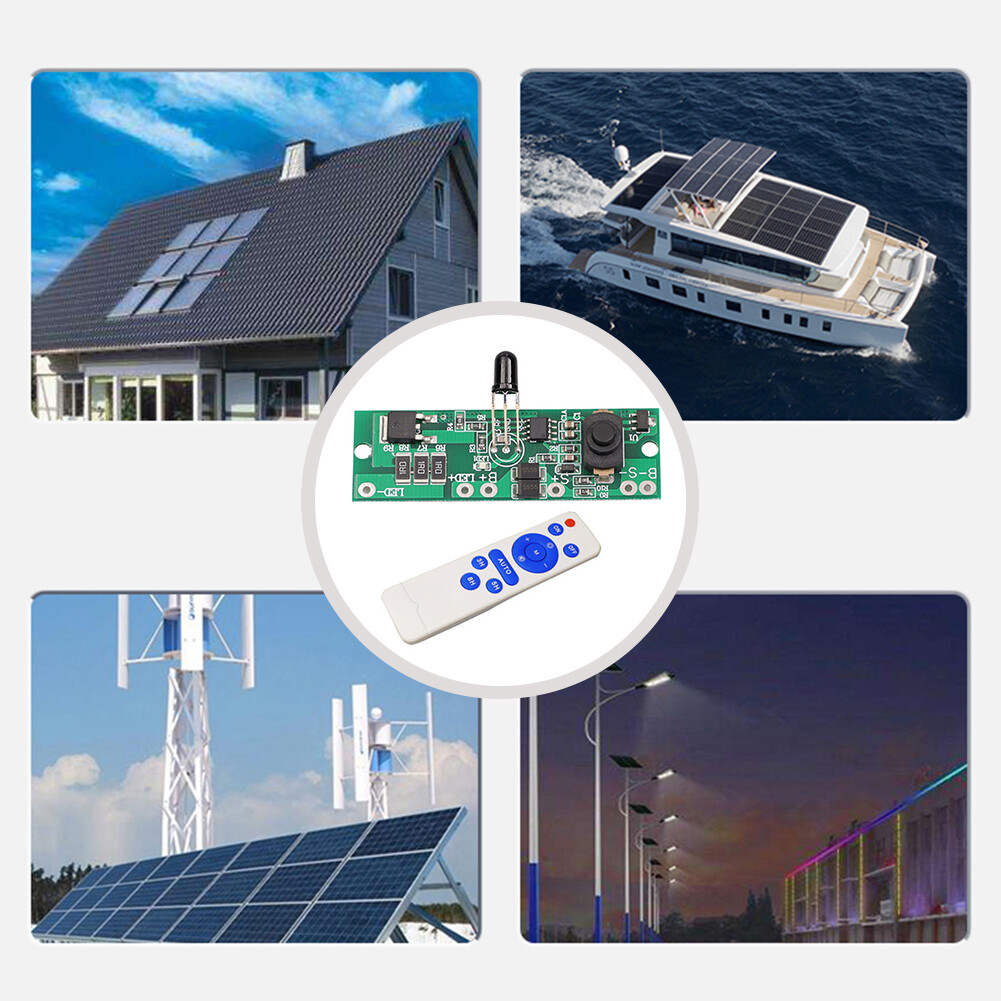Bảng Mạch Đèn Đường Năng Lượng Mặt Trời 3.2V/3.7V Với Điều Khiển Từ Xa