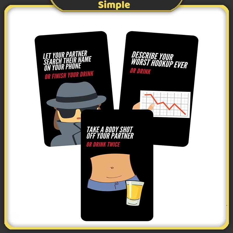 Drunk in Love Card Game Drinking Couple Night Game