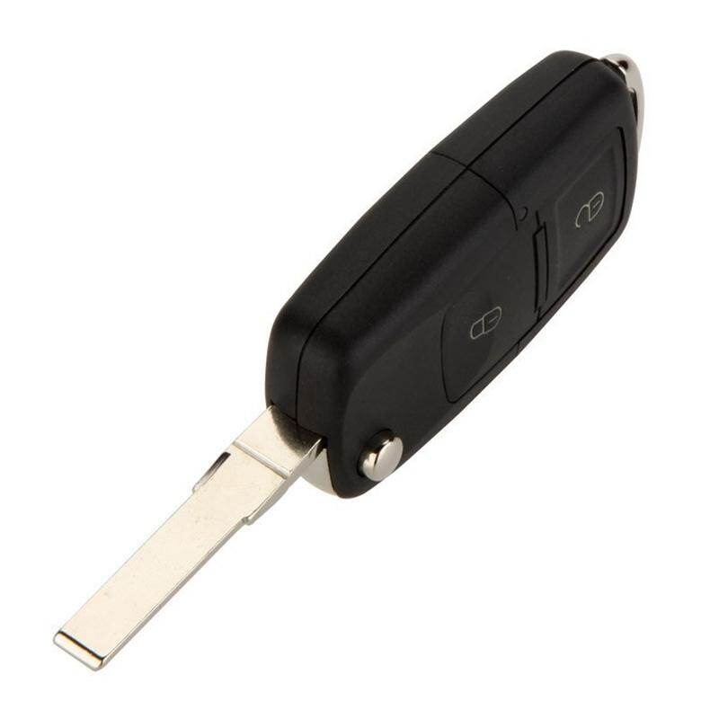 Guscio Chiave Ricambio Per VW Volkswagen 5 Pulsanti (Keyless) – Custodia Flip Key SS826G, Senza Elettronica
