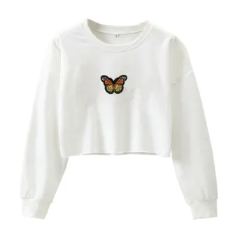 lazada crop top hoodie