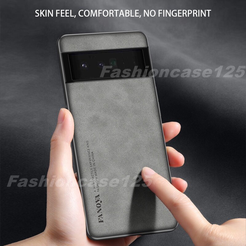 Ốp Cho Google Pixel 7 6 6A Pro Pixel7 Pixel6 Pixel6A 5G 2022 Ốp Điện Thoại Ốp Lưng Chống Sốc Da Cotton Sang Trọng Không Vân Tay Chống Rơi Nhựa TPU Mềm