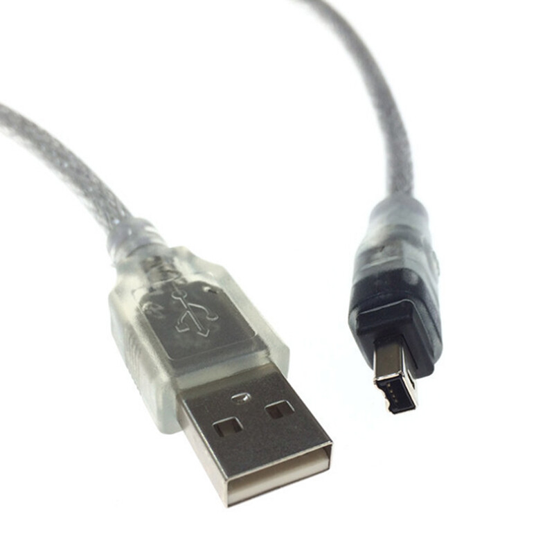 Yyds💕 usb male to firewire ieee 1394 4 pin male ilink adapter cord firewire 1394 cable