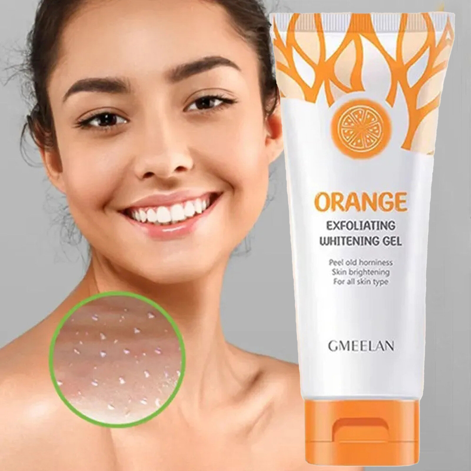 Amino Acid Facial Scrub Blackheads Pores Reducer Clean Scrub for Women Men Daily Skin Care