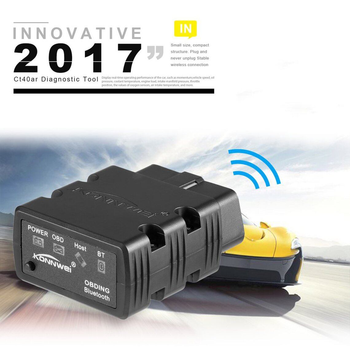 Dụng Cụ Đọc Mã Máy Quét Chẩn Đoán Ô Tô Konnwei KW902 ELM327 OBD2 Giảm Giá Tốt Nhất