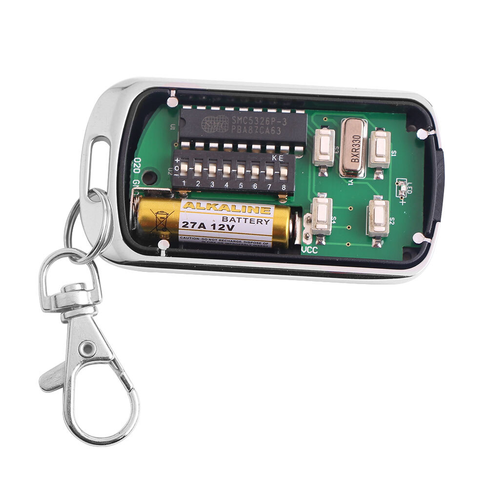 Hlinkey Chất lượng cao 5326 330MHz 433Mhz điều khiển từ xa cho xe autogate thay thế chuyển mạch Dip điều khiển từ xa không dây mã điện năng thấp