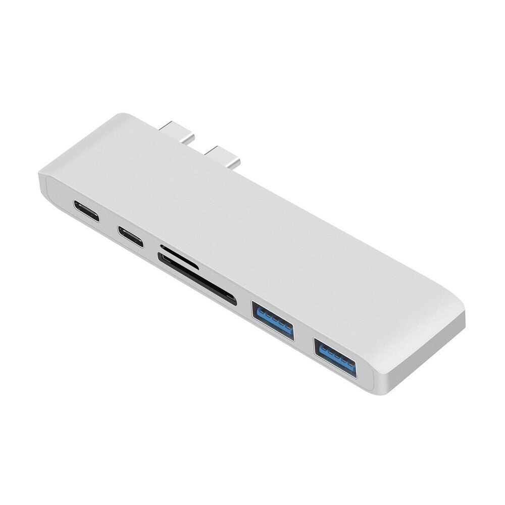 Usb c hub adapter dongle for macbook air 2022-2018 and macbook pro 13 m2 2022-2016, macbook air usb adapter with 4k hdmi