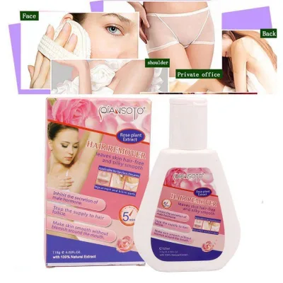 QIANSOTO HAIR REMOVER CREAM ROSE PLANT EXTRACT PAINLESS HAIR REMOVAL