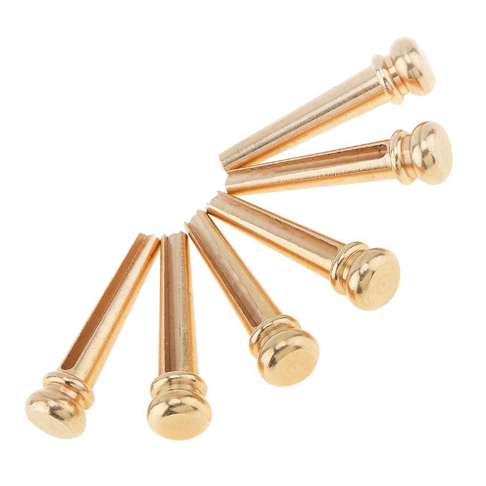 Slade 6 Chiếc Bằng Đồng Cầu Chân & Cầu Hạt Yên Xe Bộ Cho Đàn Guitar
