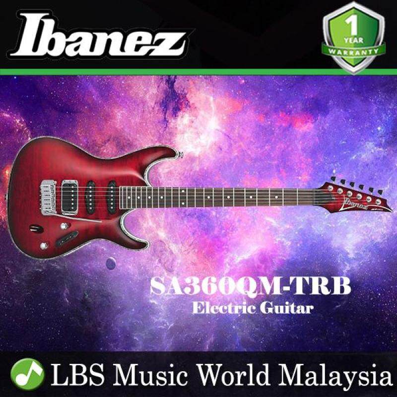 Ibanez SA360QM-TRB Transparent Red Burst Electric Guitar (SA360QM) Malaysia