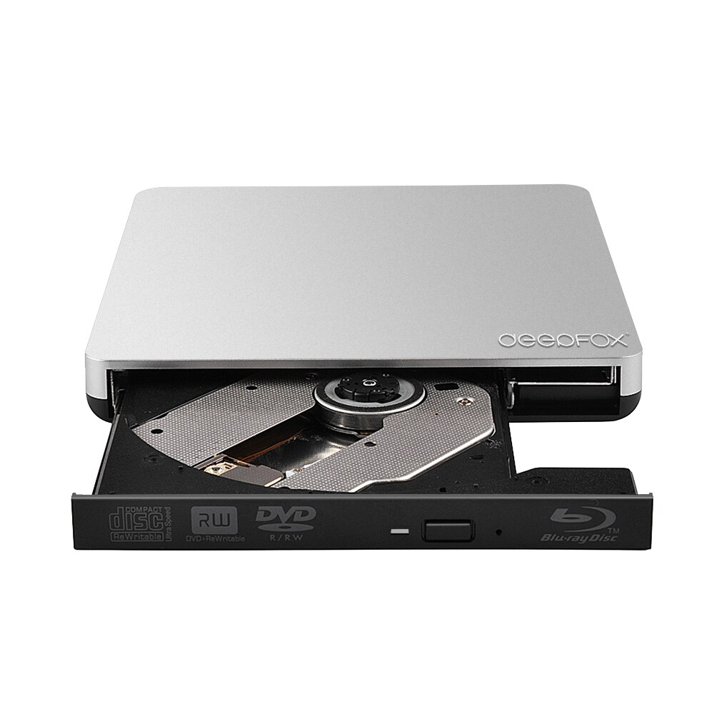 External Blu-Ray Burner Drive USB3.0 DVD Players 3D Slim Optical Drive Blu-Ray Writer Reader CD/DVD Burner For Windows/IOS