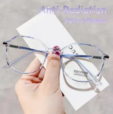 Anti-Radiation Optical Glasses Anti-Blue Women Round Irregular Eyeglasses Computer glasses