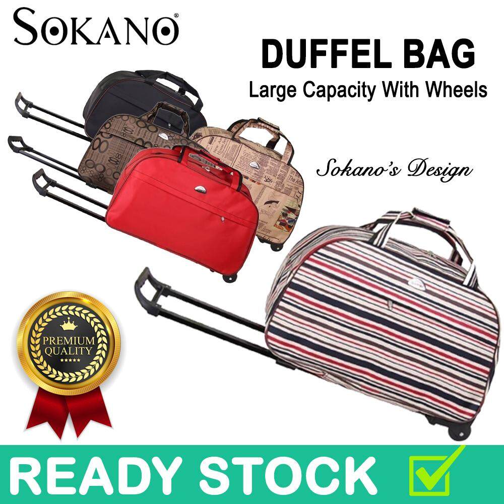 duffle bag with trolley big size