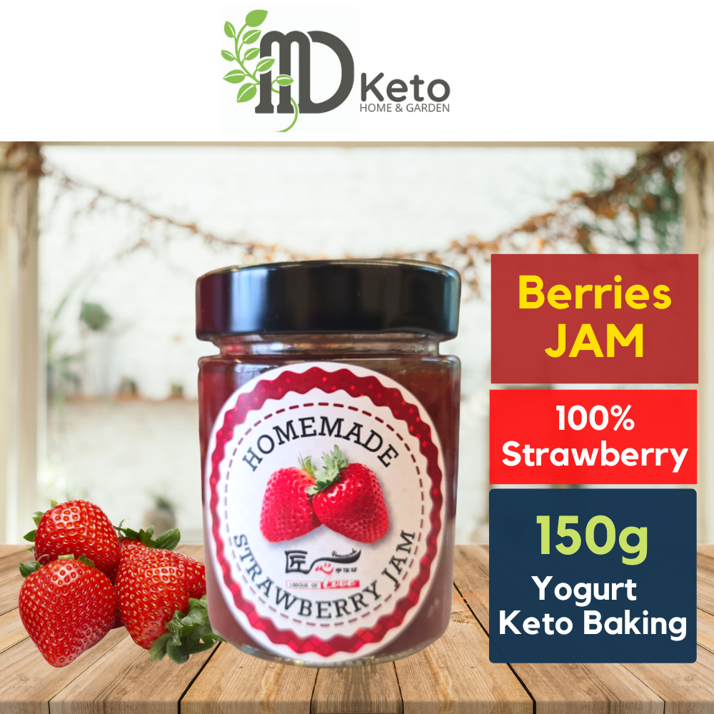 [MD Keto] HomeMade keto Fruit Jam 4 Flavours Natural, Low Carb Diet