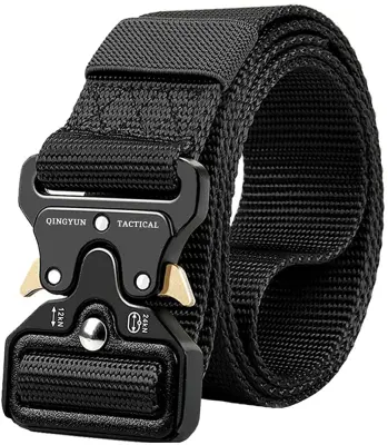 Fashion999 Tactical Belt, Military Style Quick Release Belt,1.5 Nylon Riggers Belts for Men,Heavy-Duty Quick-Release Metal Buckle
