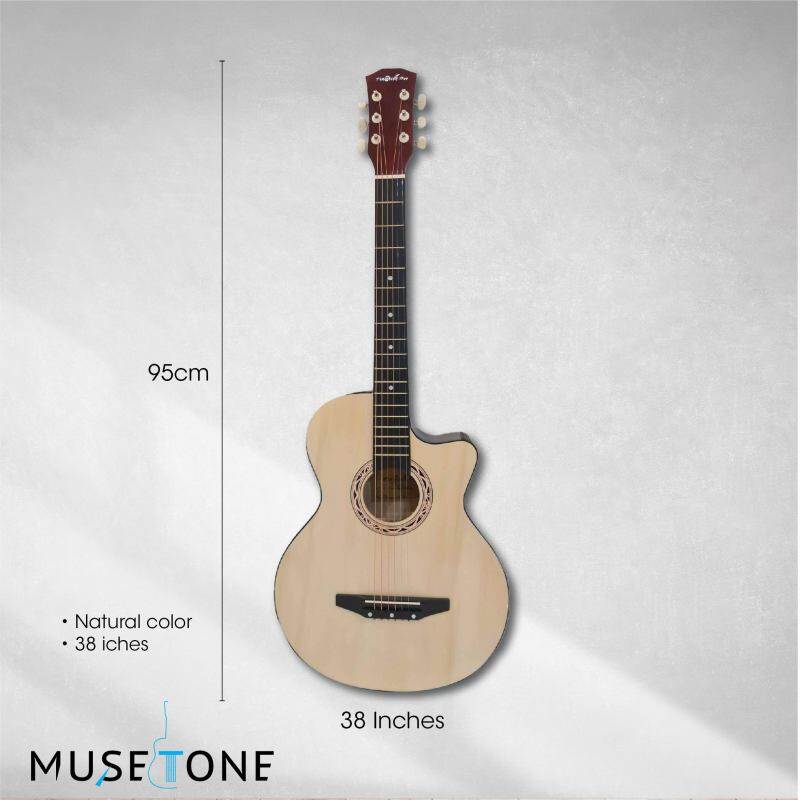The Olive Tree 38 Acoustic Guitar Starter Pack best for beginner,BUY 1 FREE 8 SET / JUST BAG AND GUITAR Malaysia