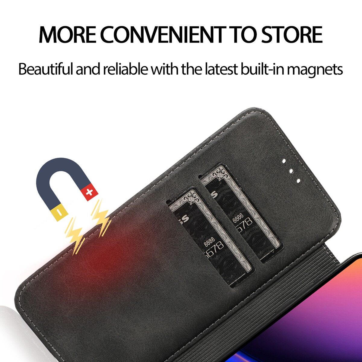 Dành Cho iPhone 6 6S 7 8 Plus X XR XS Max iPhone 11 Pro Max / iPhone 12 Mini / iPhone 12 Pro Max, Bao Da Nắp Gập Dạng Ví Từ Tính Có Khe Cắm Thẻ Đứng Ốp Điện Thoại