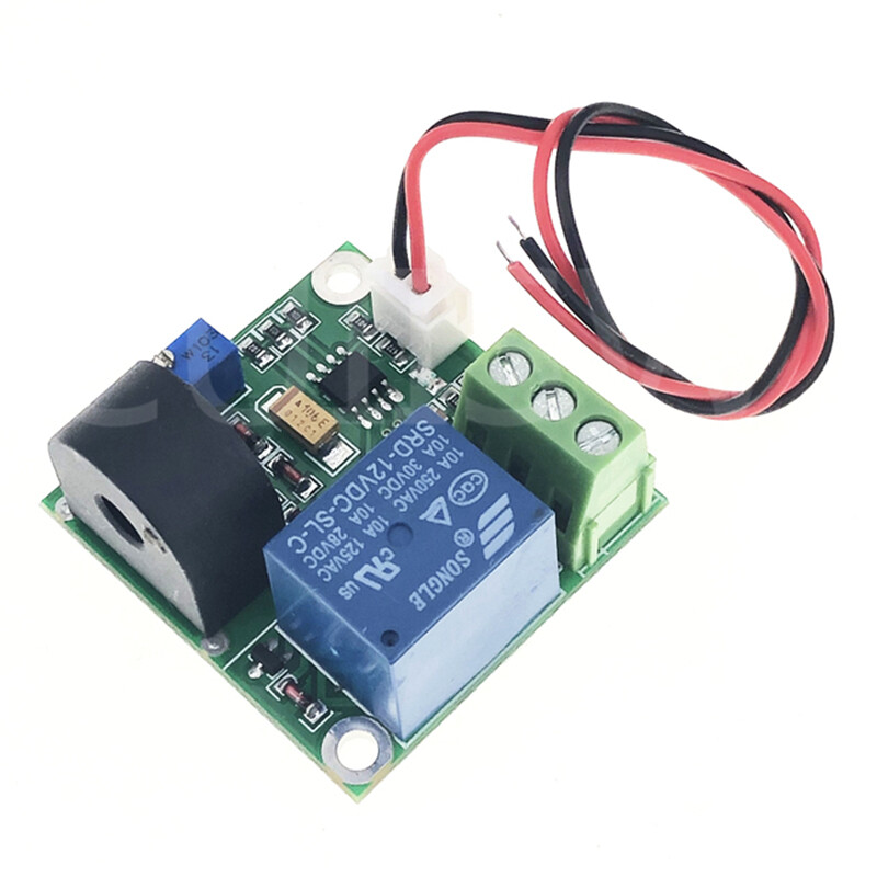 Mô-đun Cảm Biến Phát Hiện Dòng Điện Xoay Chiều 5V 12V 24V 0-5A Mô-đun Cảm Biến Đầu Ra Công Tắc 5A