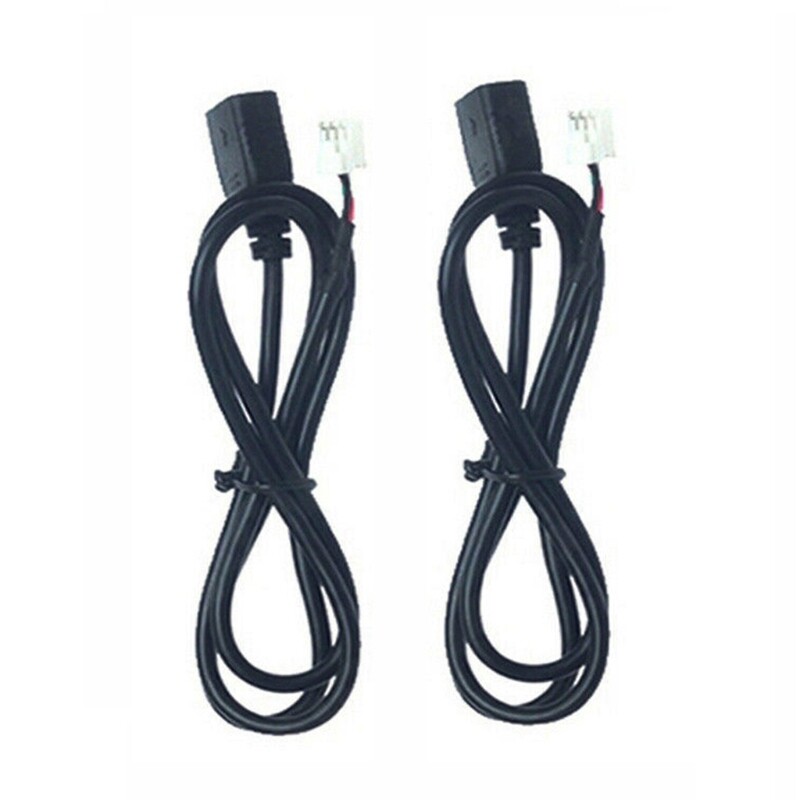 2pcst 4pin+6pin connector usb cable for car radio stereo 1m usb cable usb adapter