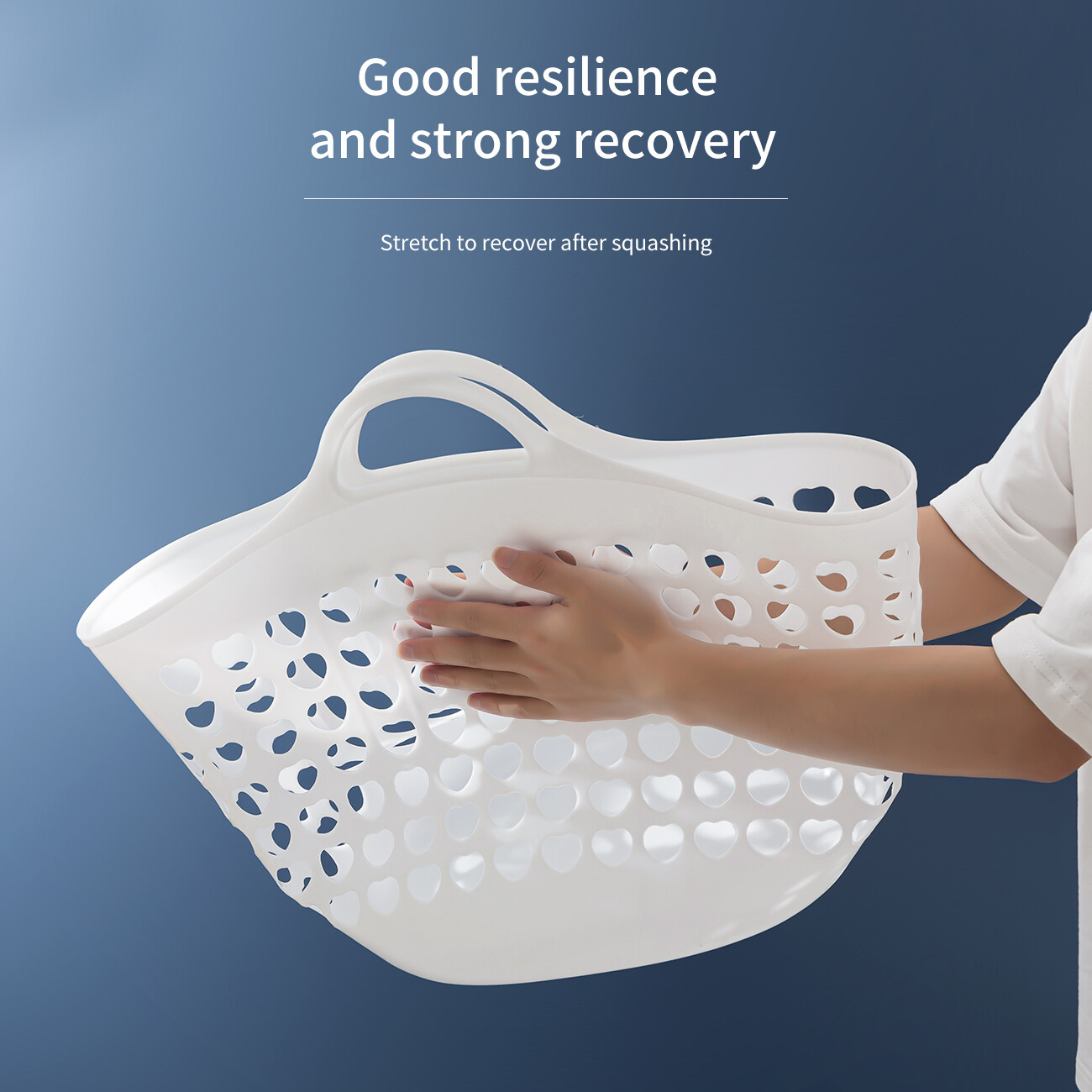 CNMF Household Multi-functional Dirty Clothes Basket Large-capacity Storage Basket Plastic Laundry Bucket