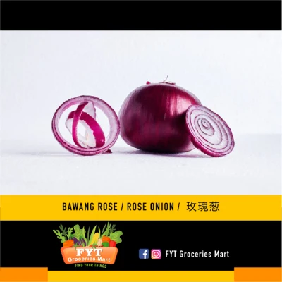 FYT GROCERIES - VEGETABLES - ROSE ONION/ BAWANG ROSE/ 玫瑰葱