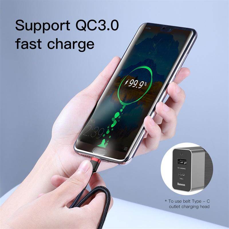 Cáp Chuyển Đổi Baseus Chuyển Từ Cổng USB Type C Sang Type C Cổng Sạc Nhanh 4.0 Độ Cho Redmi Note 7 Pro Cáp USB-C Cho Samsung S8 S9