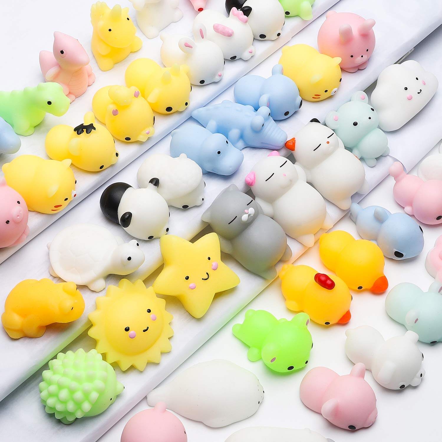 5-20 Pcs Mochi Squishy Kawaii Squishies Toys Gifts for Party Favors for ...