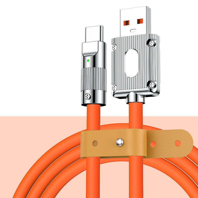 1/2m 120w 6a super fast charge type-c liquid silicone cable quick charge usb cable for xiaomi huawei samsung pixel usb bold data line