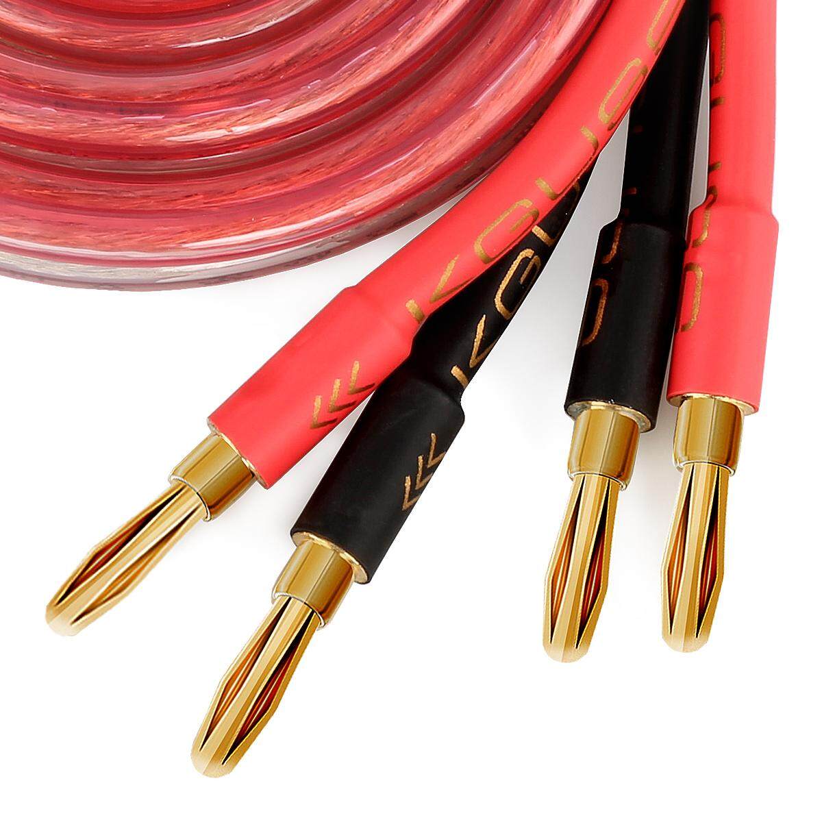 HIFI Audio 4N Copper 4 core wire diy Speaker Cable single wire bi wire