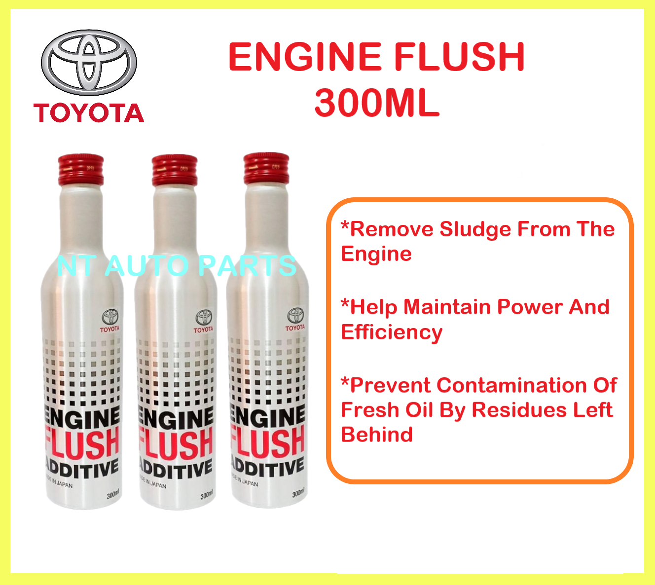 Toyota Gasoline Engine Flush/Petrol Engine Flush/Engine Flushing Lazada