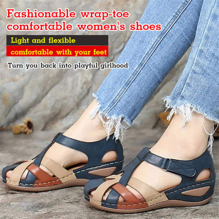 athletic wedge sandals