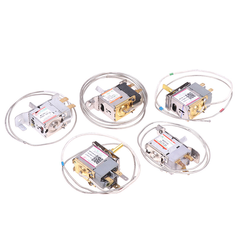 [Carmelun] WPF22-L 2/3Pin Refrigerator Thermostat Household Metal Temperature Controller